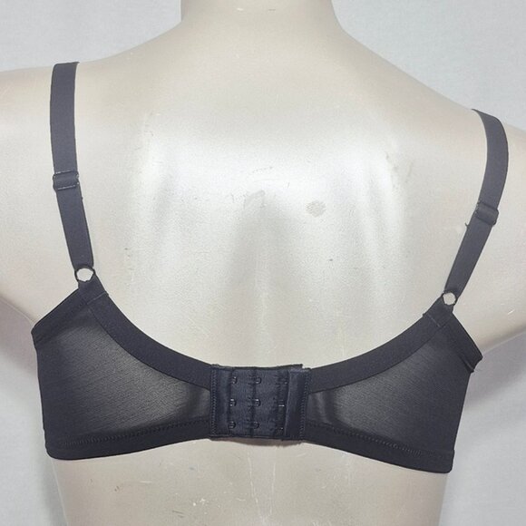 42DD Just My Size MJ1205 1205 Perfect Shape Unlined T-Shirt Underwire Bra‎ Black - Picture 4 of 7
